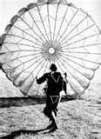 soldier with parachute