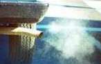 a cars exhaust, which contributes to urban air pollutants