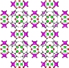 In this NIST illustration of the HKUST-1 metal-organic framework, copper atoms (green) are exposed to the open air within the lattice-like structure.