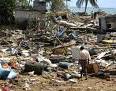 This photo shows some of the destruction caused by the December 2004 Asian tsunami.