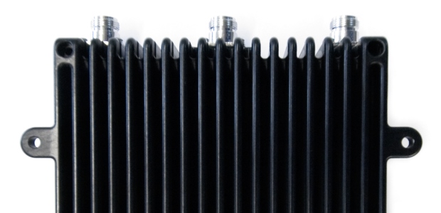 This kinetic mesh network node comes in a rugged, environmentally sealed case. (Rajant Corporation photo)