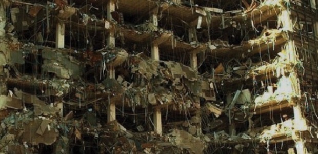 The Alfred P. Murrah Federal Building in downtown Oklahoma City was heavily damaged by a bomb April 19, 1995. The blast killed 168 people.