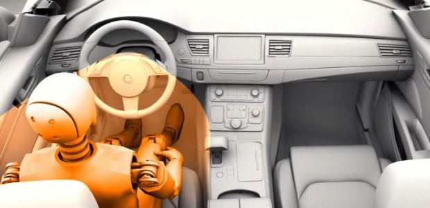 Two technologies -- this photo from a NHTSA video shows the breath-testing technology -- are in development for the DADSS program.