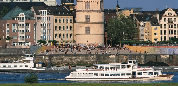 The 2015 Rhine River cruise season ended shortly before A+A 2015 opened at the Dusseldorf Fairgrounds. (Messe Dusseldorf North America photo)