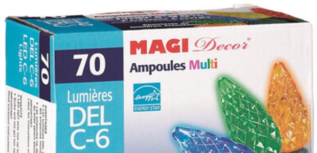 The light sets have been recalled because they may pose a fire risk, according to Health Canada. (Health Canada photo)