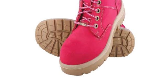 Women have about four times as many foot problems as men. High heels are partly to blame, but also the serious lack of legitimate female fitting options available in the safety footwear market. (Steel Blue photo)