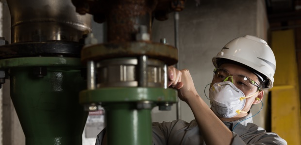 Because faces come in many shapes and sizes, workers may need to try on a variety of models and/or sizes for their PPE in order to find a combination that is acceptable. (3M Personal Safety Division photo)