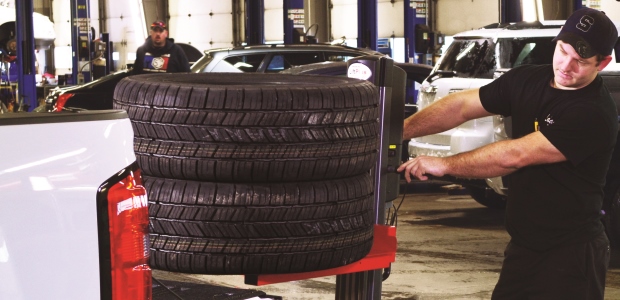 A critical analysis shows that fork trucks are used in manufacturing cells and areas of distribution centers when far less machinery is needed to move product from point A to point B. (Magline photo)