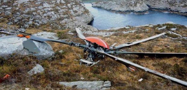 This photo from the AIBN report shows the helicopter