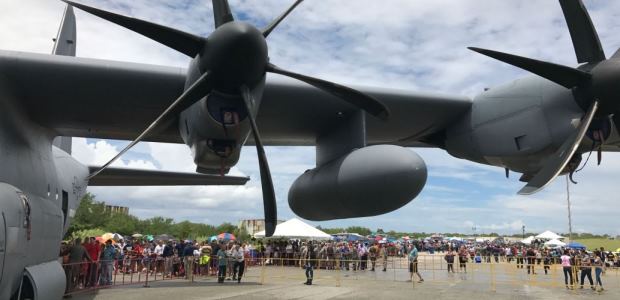 During the April 2018 tour, the Air Force Reserve Command