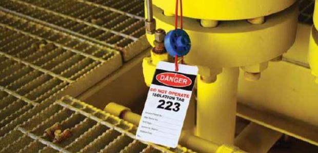 The OSHA lockout/tagout standard spells out what procedures an authorized employee must follow before he or she removes lockout or tagout devices and before energy to the machine is restored.