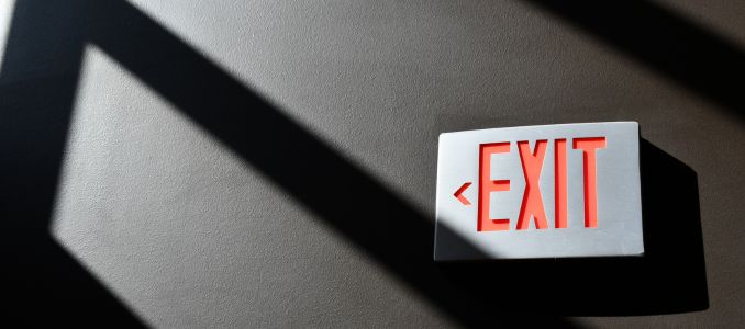 Emergency Exit Sign