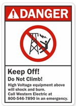 This is the ANSI Z535 safety sign design. 
