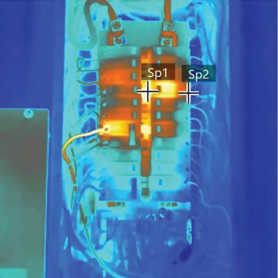 Infrared (IR) electrical scans