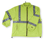 Condor® high visibility lime green fleece jackets