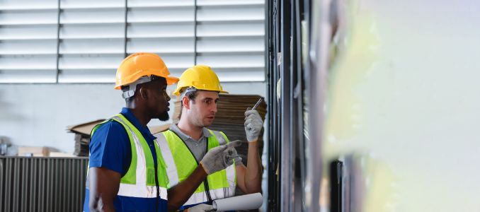 Facility Safety Workers in PPE