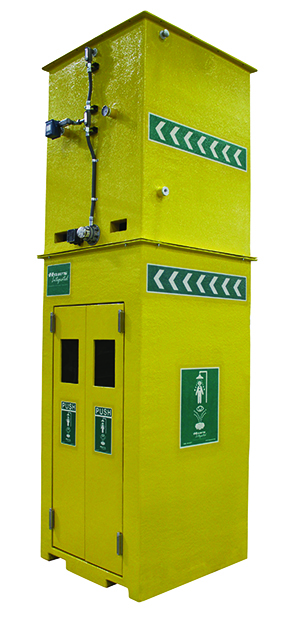 Shower/Eyewash Combo