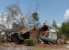 A house in Snow Hill, N.C. lay in ruins after a tornado April 16. (Photo: David Fine/FEMA)