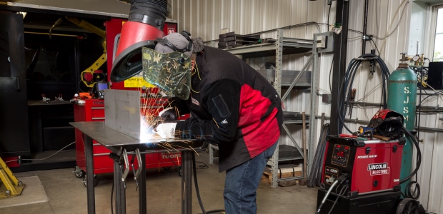 The purpose of any fume control system is to help control worker exposure to welding fume. If not maintained properly, the system may not adequately control that exposure. (Lincoln Electric photo)