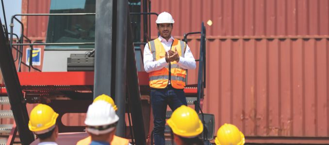 Foreman Giving Instructions