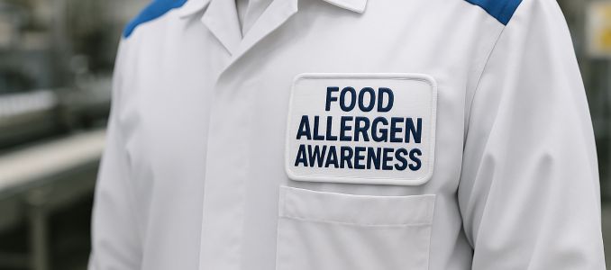 Food Allergen Warning Lapel 