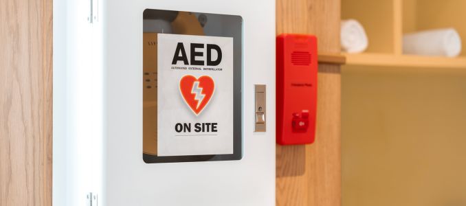 Wall-Mounted AED