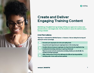 Create and Deliver Engaging Training Content